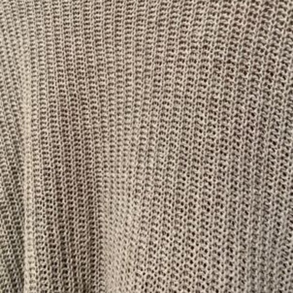 Shein Grey Open Front Batwing Sleeve Cardigan - Picture 6 of 7